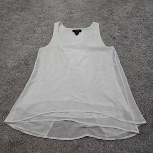White House Black Market Sleeveless Womens White Blouse Size Xxs